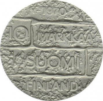 Finnland 10 Markkaa 1970 - Präsident Paasiviki